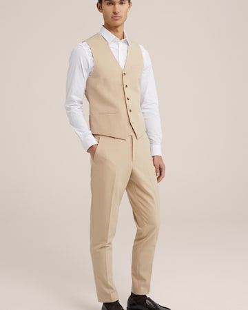 WE Fashion Slim fit Gilet in Beige