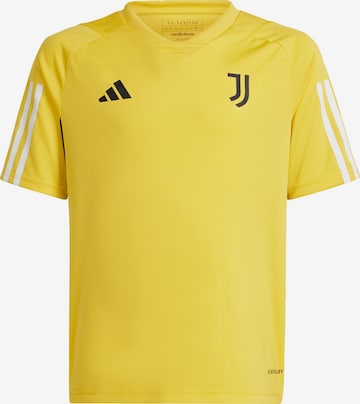 T-Shirt fonctionnel 'Juventus Turin Tiro 23' ADIDAS PERFORMANCE en jaune : devant