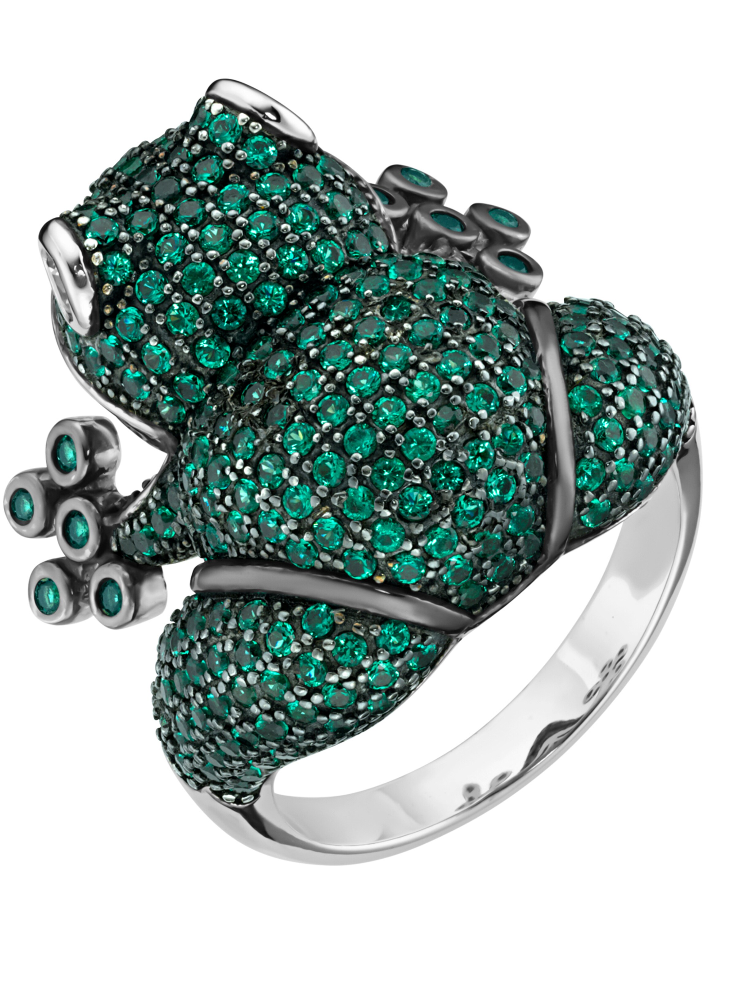 Bague Giorgio Martello Milano en vert