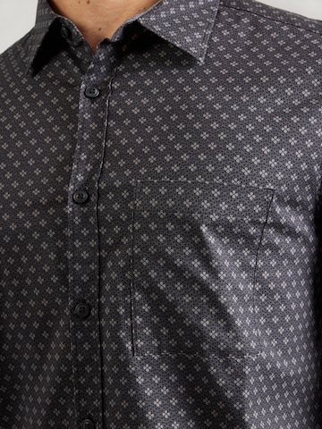 s.Oliver Regular fit Overhemd in Zwart