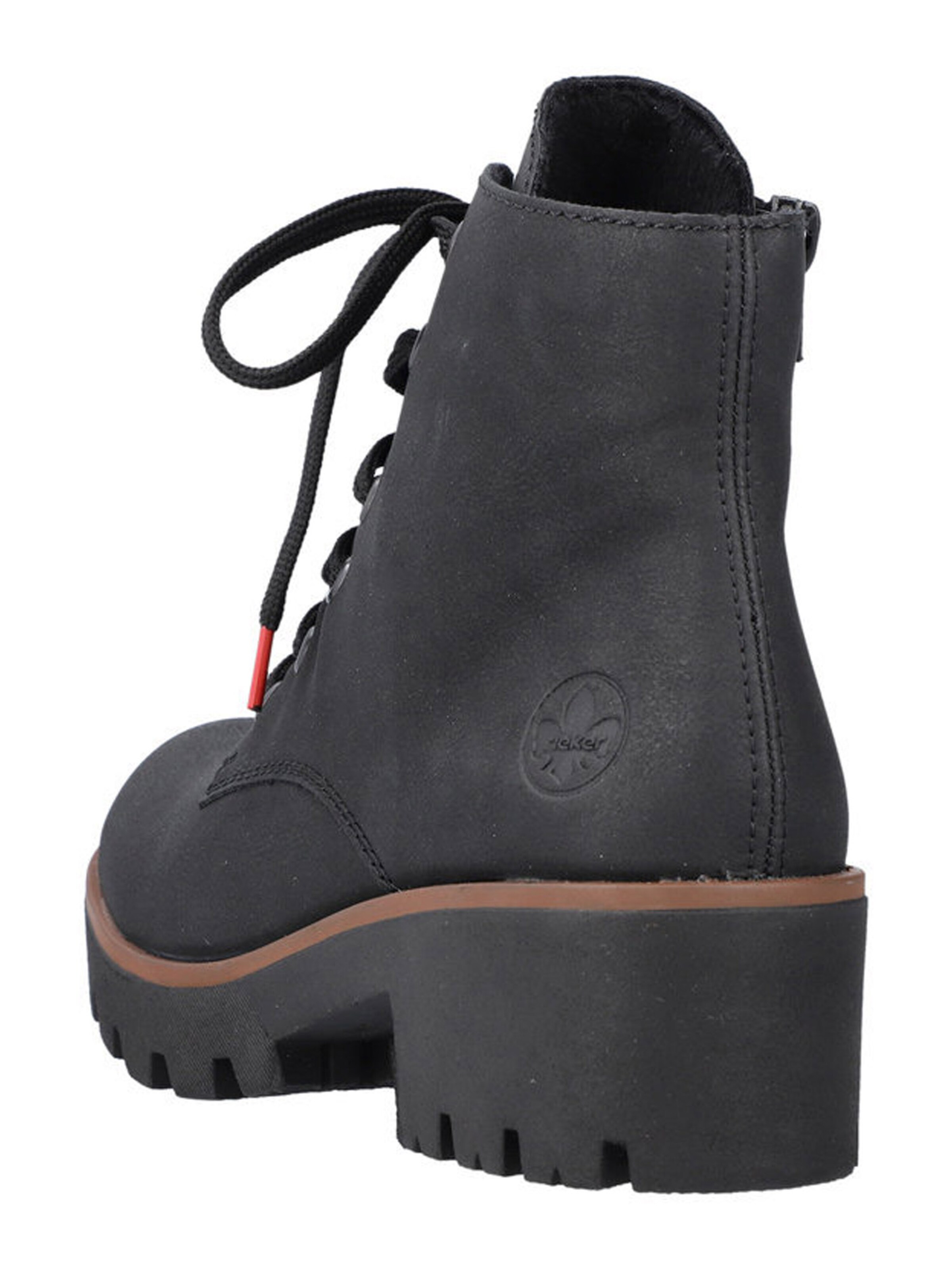 Bottines à lacets Rieker en noir