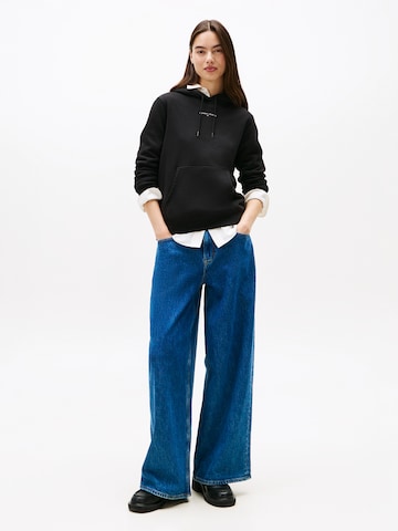 juoda Tommy Jeans Megztinis be užsegimo