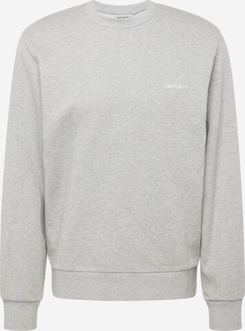 Sweat-shirt Carhartt WIP en gris : devant