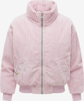 Giacca invernale di Ragwear in rosa: frontale