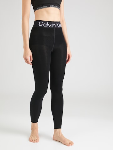 Calvin Klein Underwear Skinny Leggings in Zwart: voorkant