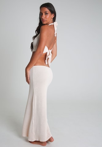 Moda Minx Partykleid 'Scrunch' in Beige