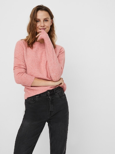 VERO MODA Pullover in koralle, Modelansicht