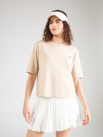 GUESS Функциональная футболка 'COLETTE' в Бежевый: спереди