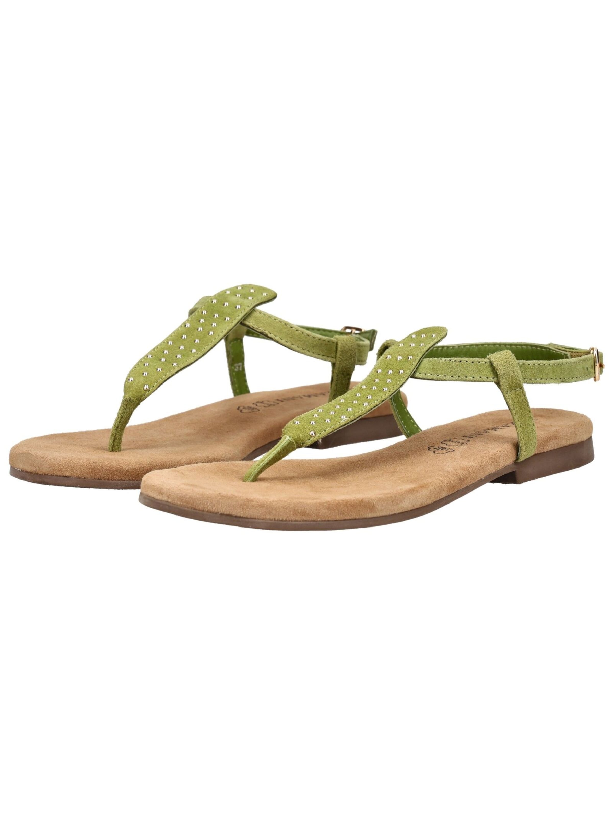 Tongs LAZAMANI en beige