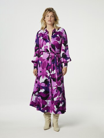 Fabienne Chapot Shirt Dress 'Noa' in Purple: front