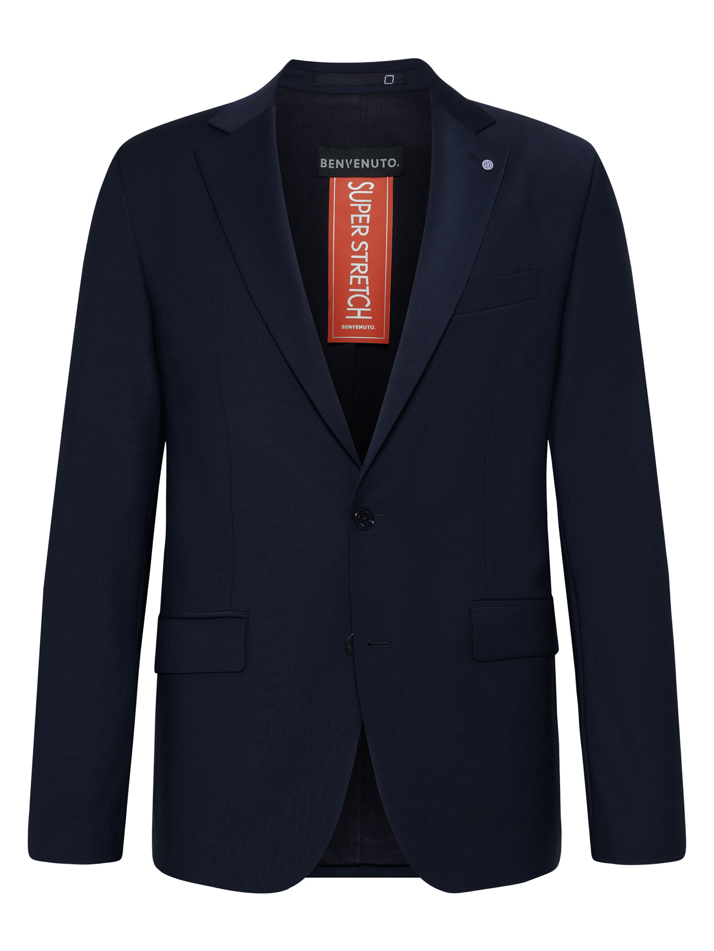 Coupe regular Veste de costume 'LARIO' BENVENUTO en bleu : devant