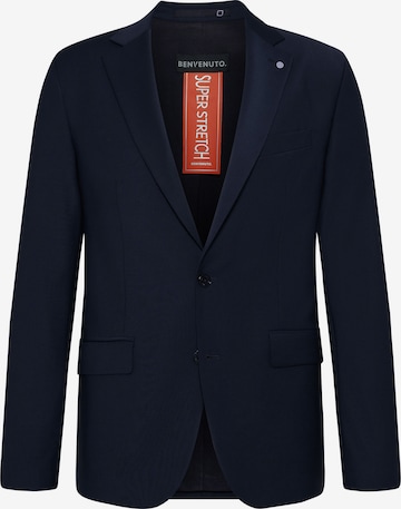 Coupe regular Veste de costume 'LARIO' BENVENUTO en bleu : devant