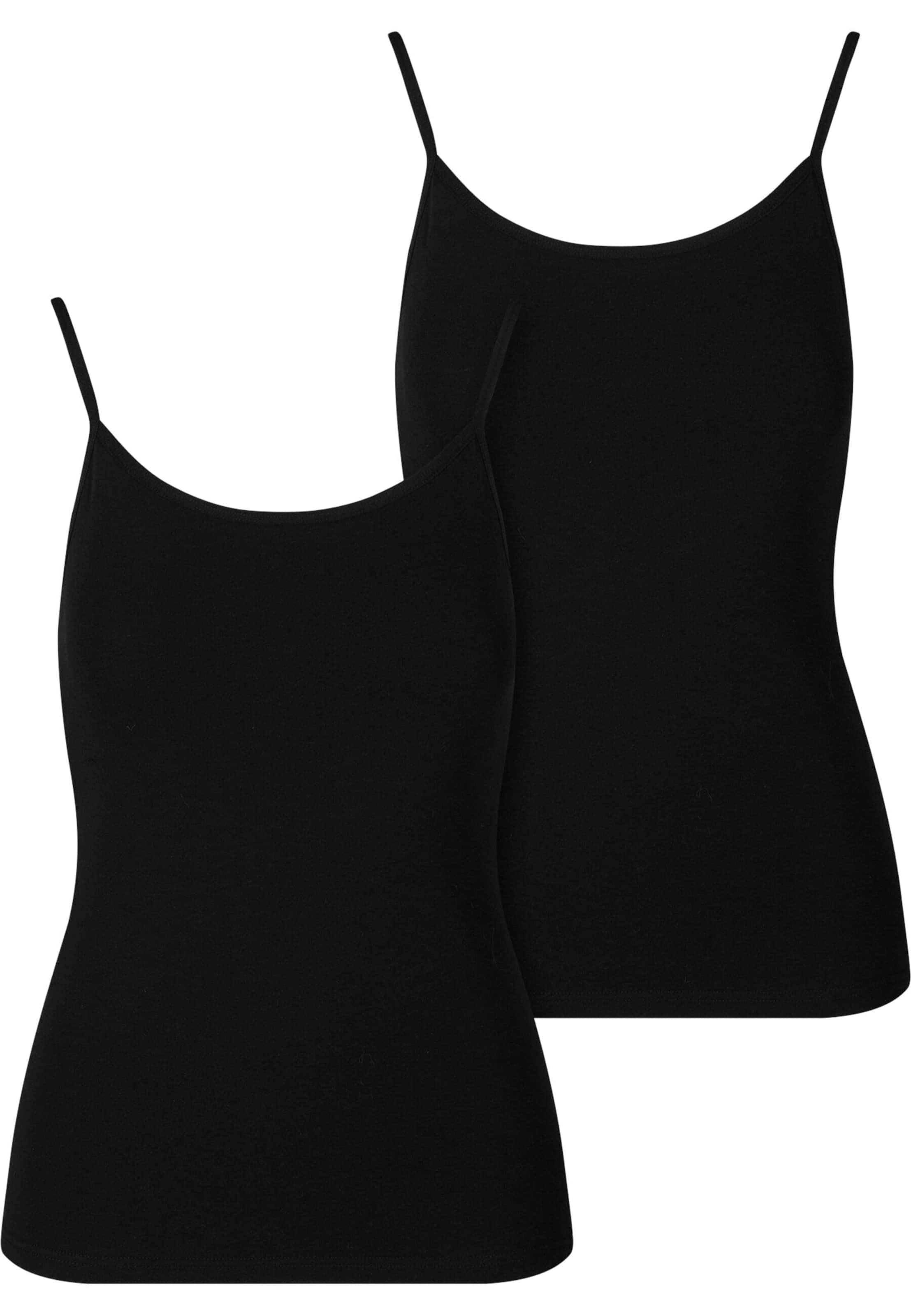 Urban Classics Top in Schwarz: Vorderseite