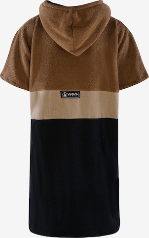 Wave Hawaii Short Bathrobe ' Cumbuco ' in Brown