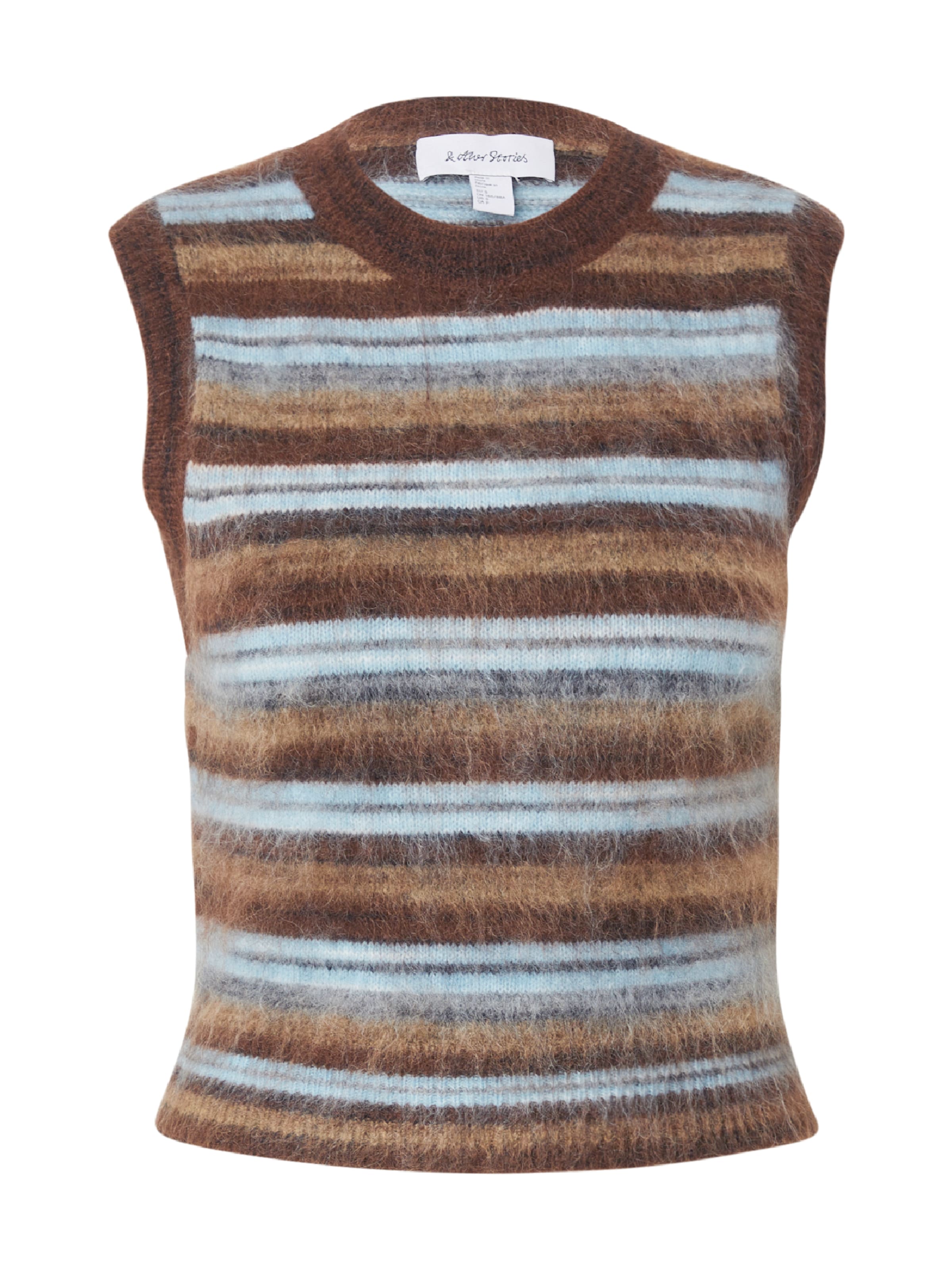 & Other Stories Pullunder in Braun: Vorderseite