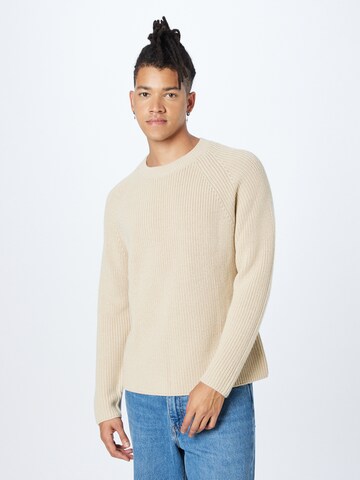 minimum Sweter 'BENJI' w kolorze szary: przód