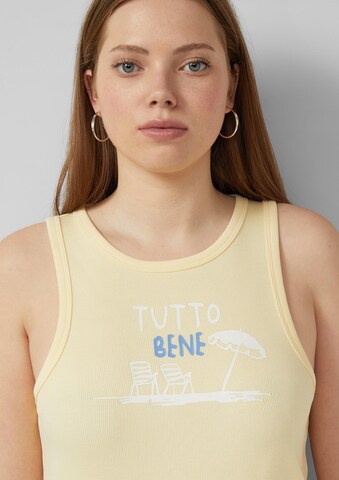 QS Shirt in Geel