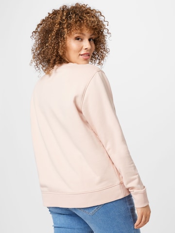 Bluză de molton de la Calvin Klein Curve pe roz