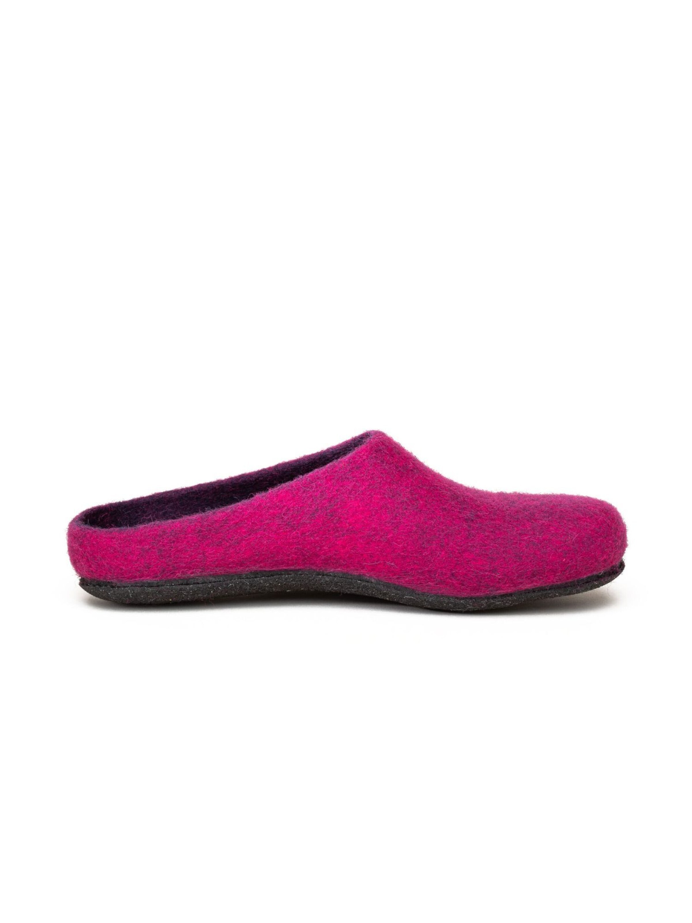 MagicFelt Slippers 'Filzpantoffel Magicfelt 709' in Pink