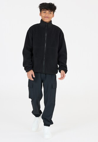 Les'Arcs Fleece jas 'Roke' in Zwart