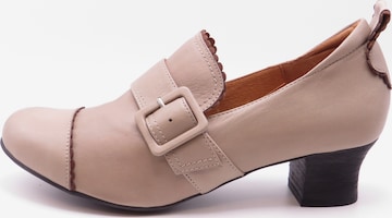 BRAKO Hochfrontpumps 'Minthy' in Grau: Vorderseite