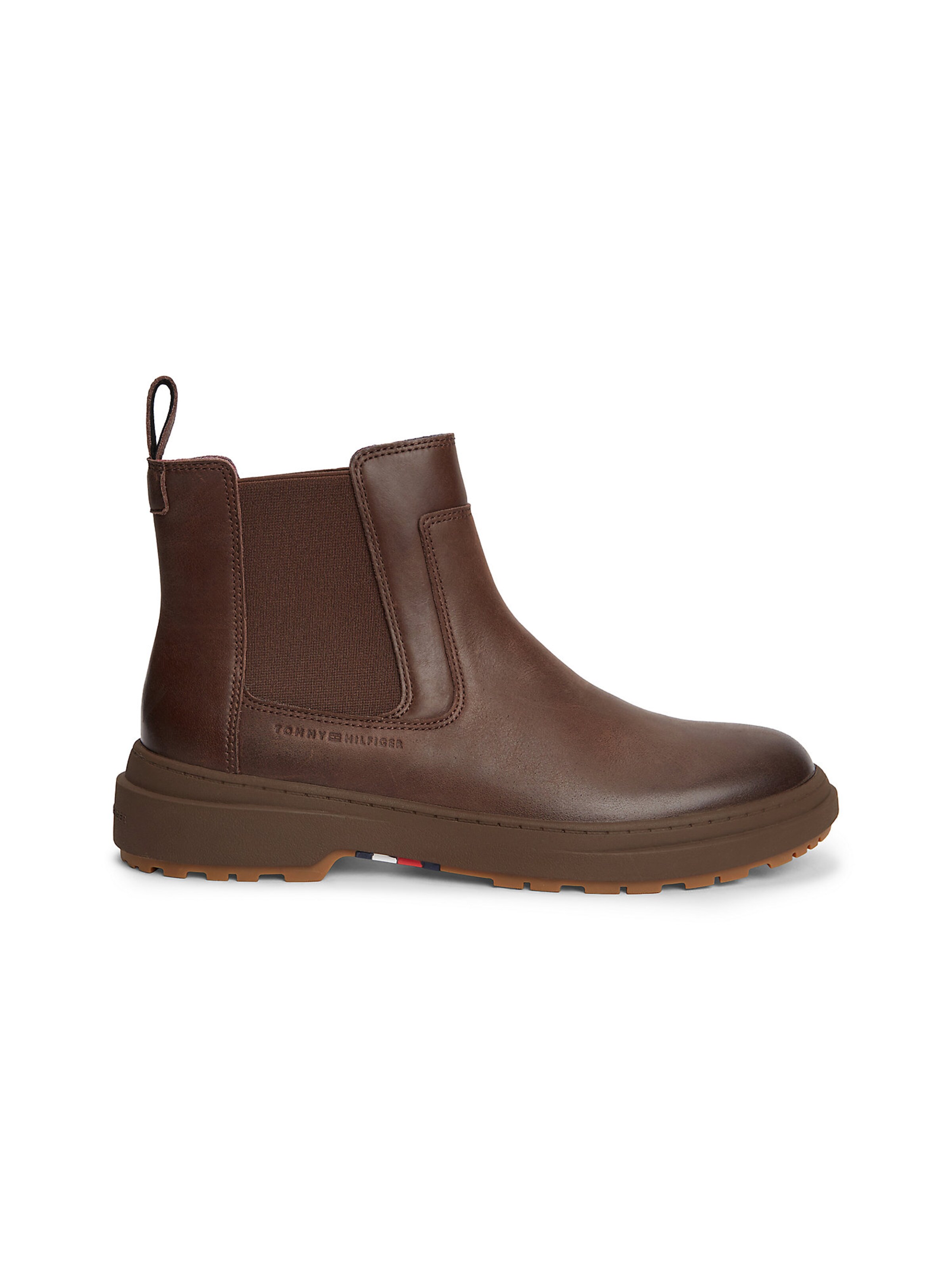 TOMMY HILFIGER Chelsea Boots in Braun