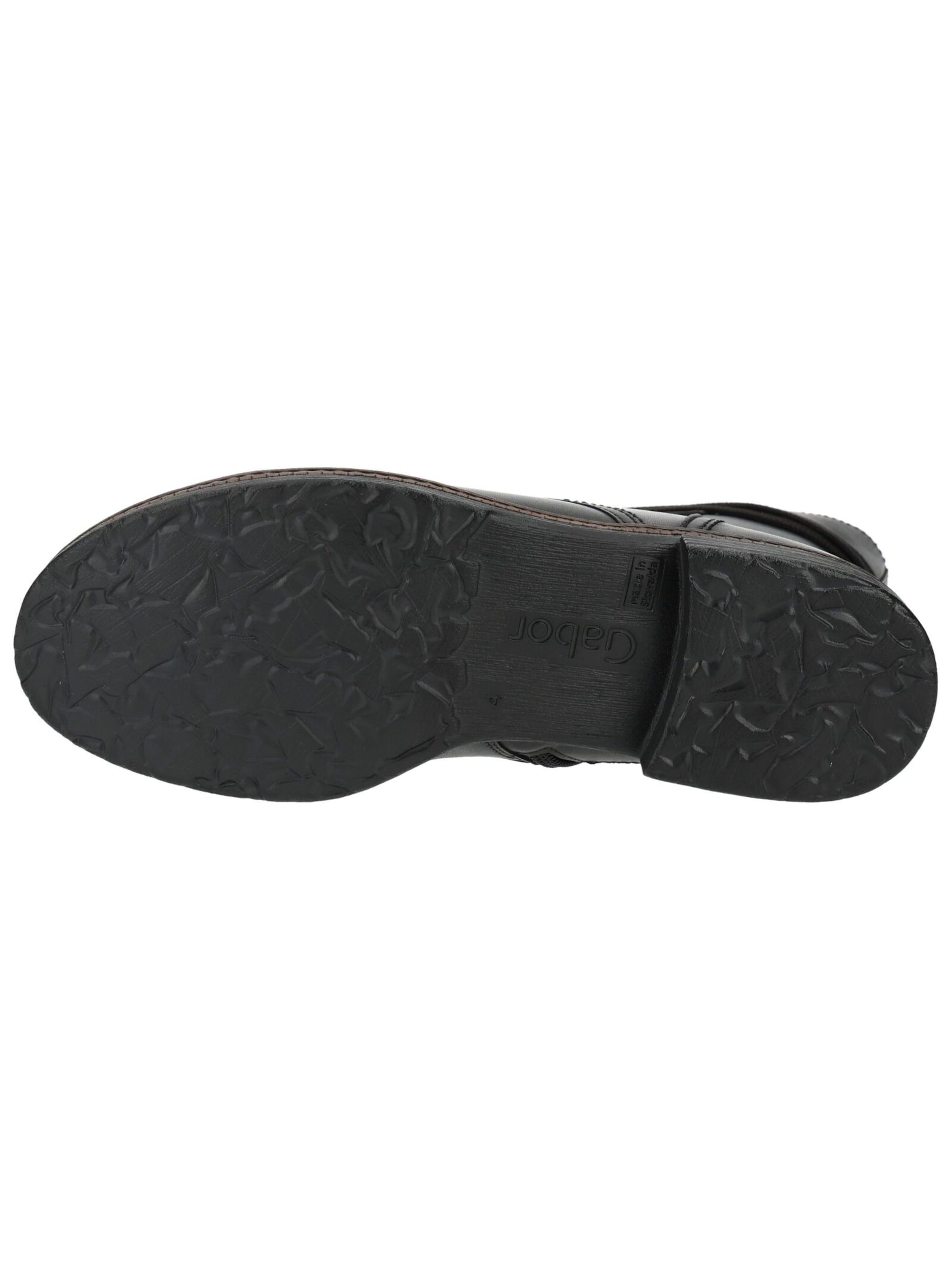 GABOR Schnürstiefelette in Schwarz