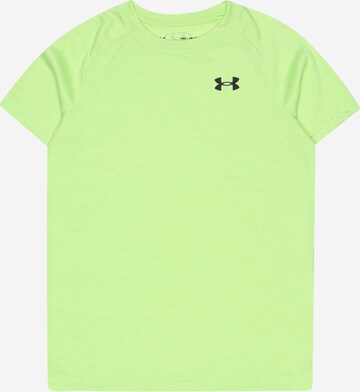 UNDER ARMOUR Performance Shirt 'Tech 2.0' in Green: front