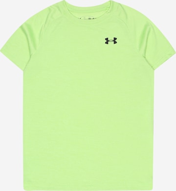 UNDER ARMOUR Functioneel shirt 'Tech 2.0' in Groen: voorkant