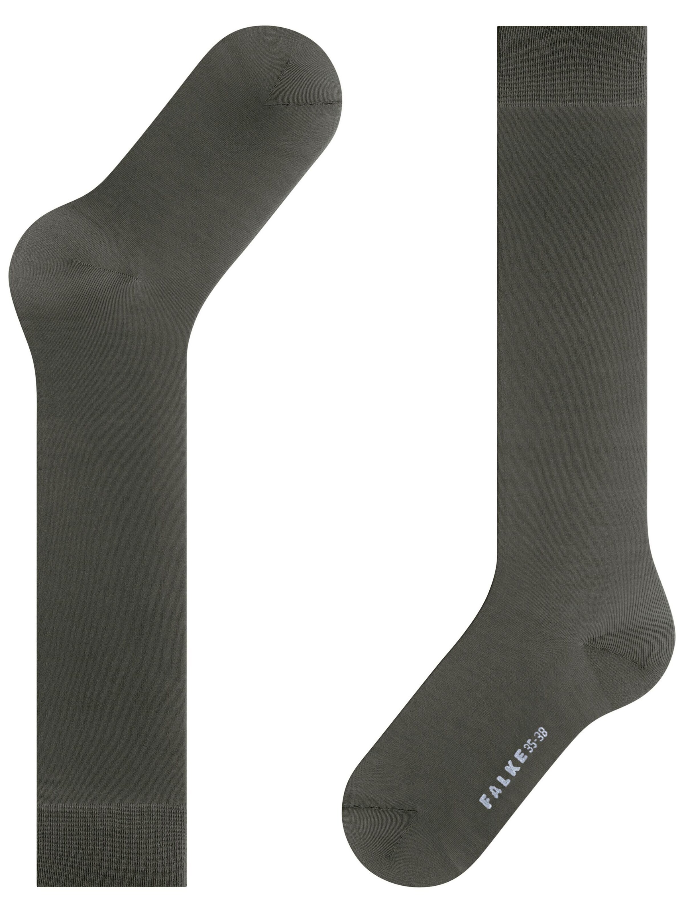 FALKE Knee High Socks 'Cotton Touch' in Green