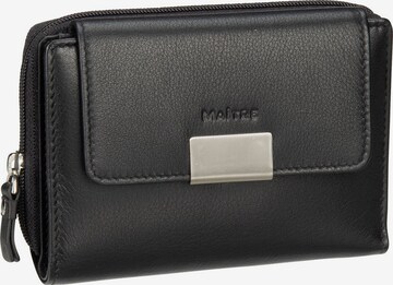 Maître Wallet 'Helena Diethilde' in Black: front