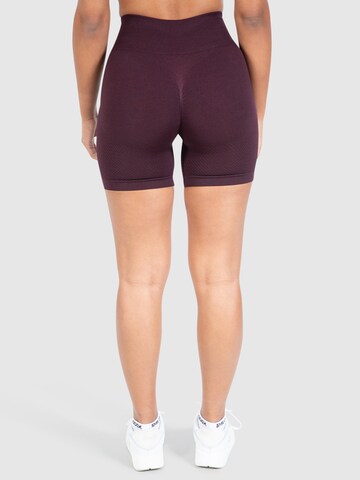 Smilodox Slim fit Sports trousers 'Amaze Scrunch' in Purple