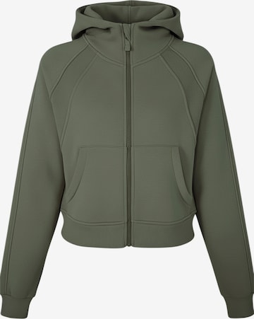 Organication Zip-Up Hoodie in Green: front