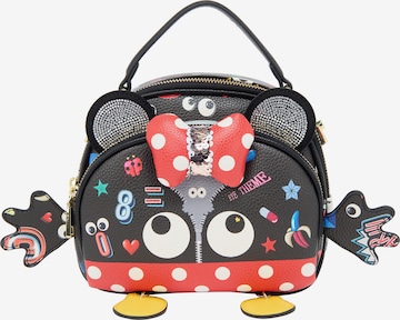 MYMO - Malas de tiracolo 'Pop Eyetheme' em preto: frente