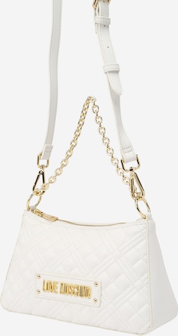Love Moschino Crossbody bag in White: front