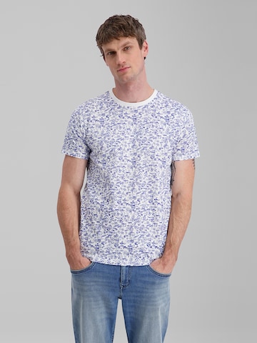 TIMEZONE Shirt 'Print' in White: front