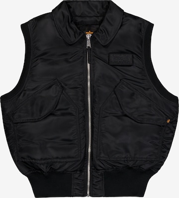 juoda ALPHA INDUSTRIES Liemenė: priekis