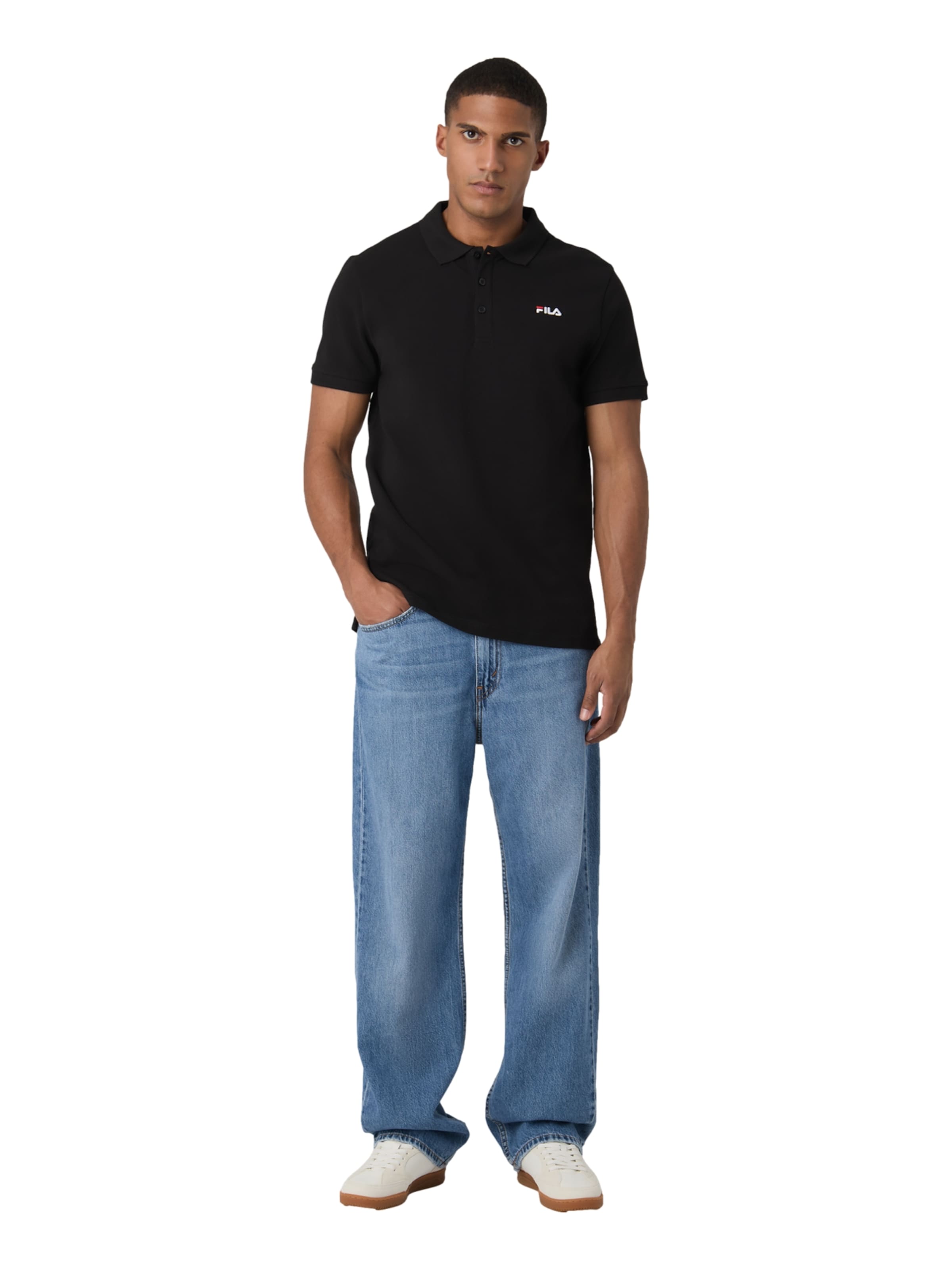 FILA Shirt 'SUNCHON' in Zwart