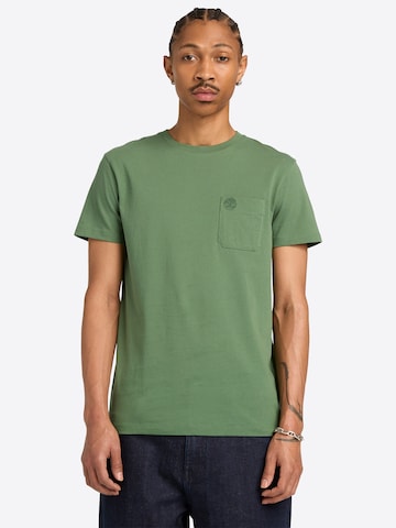 Maglietta 'Dunstan River' di TIMBERLAND in verde: frontale