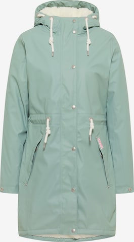 MYMO Zimski plašč | zelena barva: sprednja stran