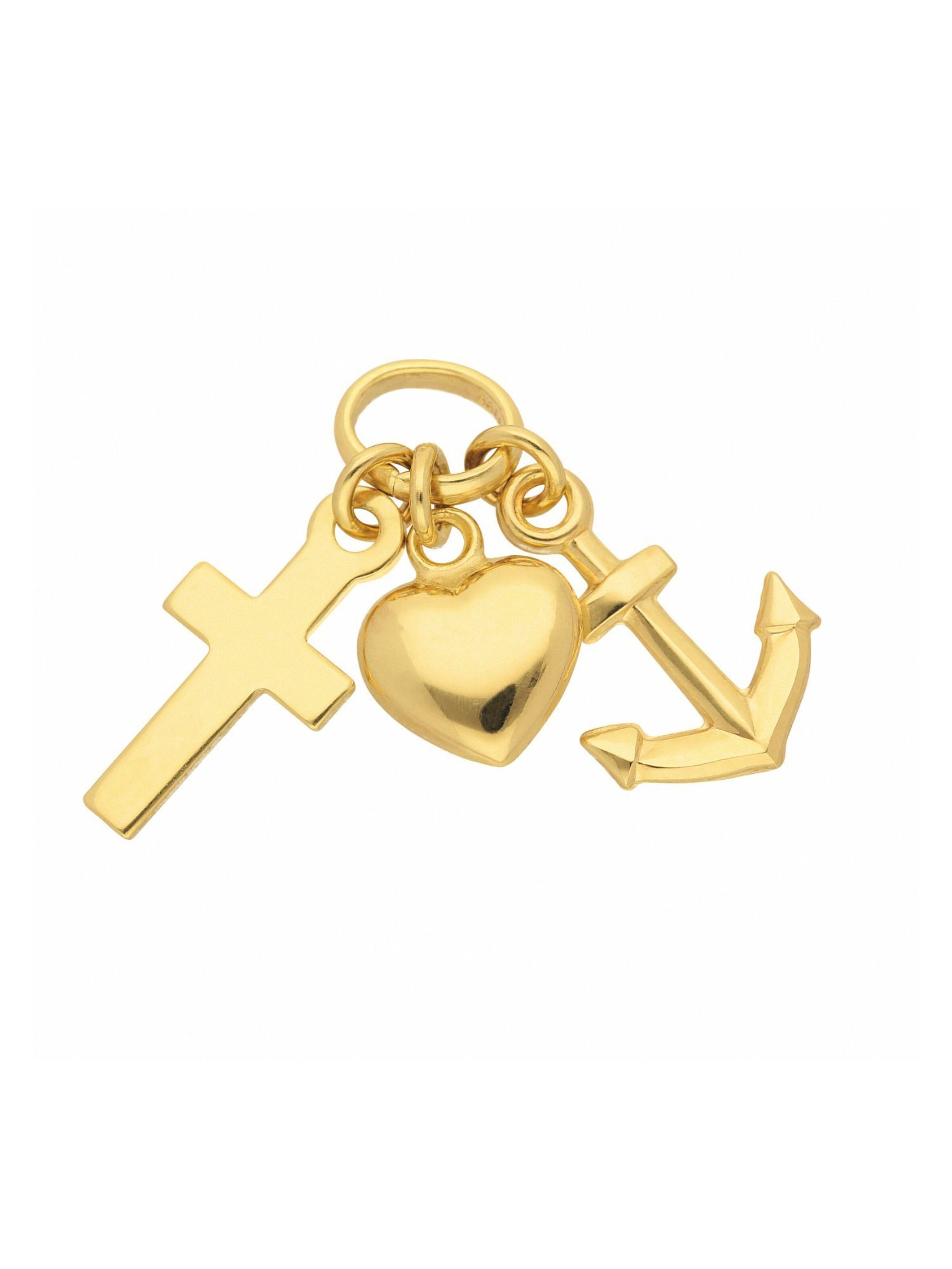 Adelia´s Anhänger in Gold: Vorderseite