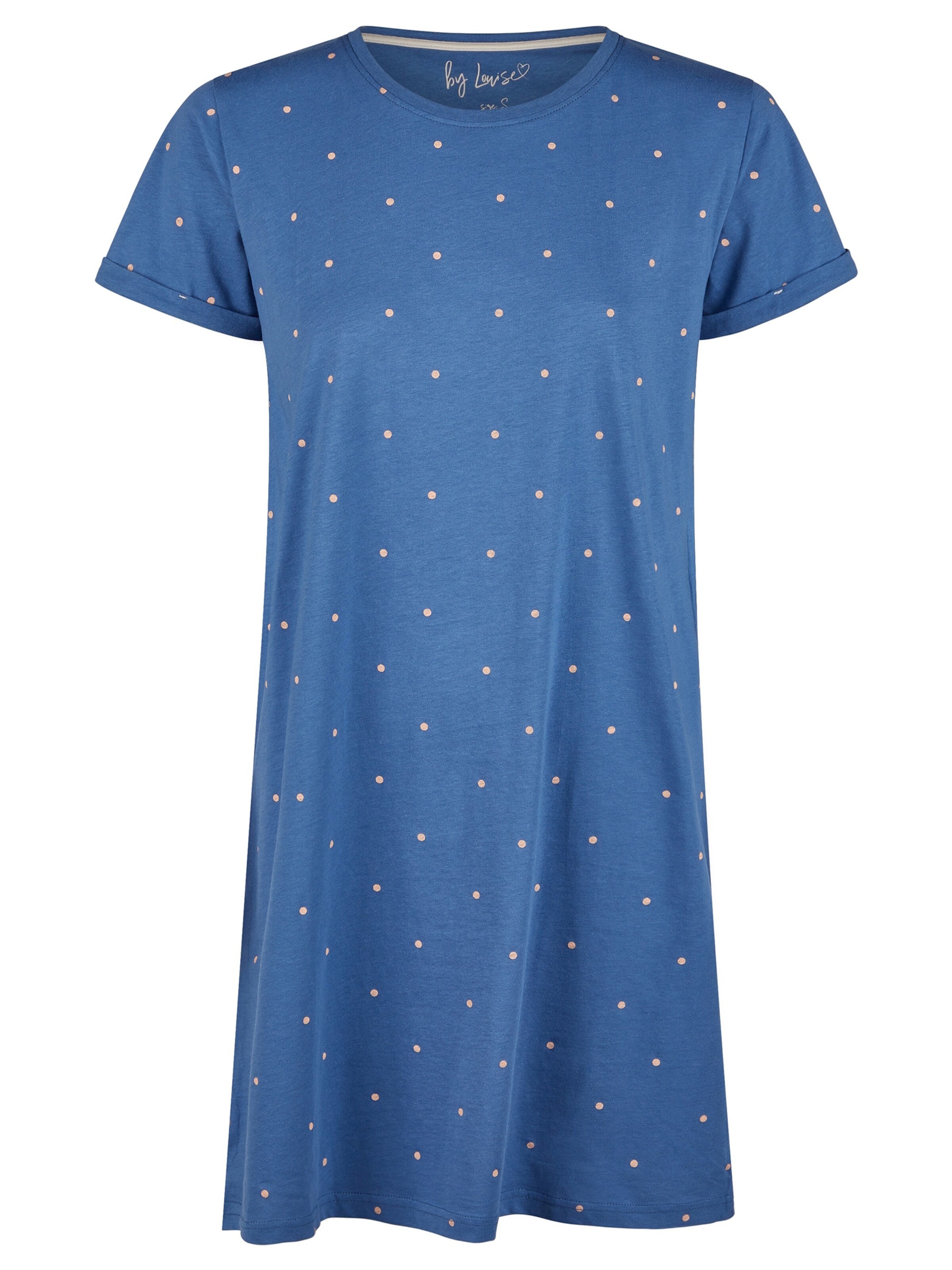 By Louise Nightgown in Blue: front