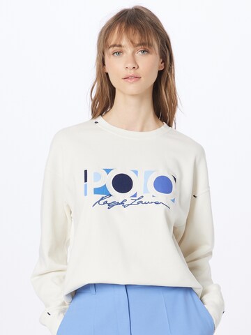 Polo Ralph Lauren Sweatshirt in Weiß: predná strana