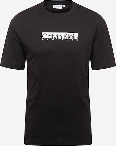 Calvin Klein Μπλουζάκι σε μαύρο / offwhite, Άποψη προϊόντος