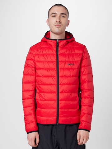 BOSS Green Between-Season Jacket 'Thor' in Red: front