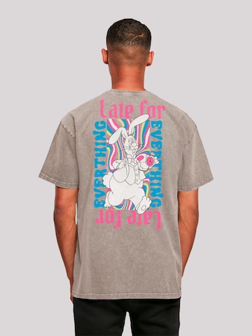 T-Shirt 'Alice Im Wunderland Heroes Of Childhood' F4NT4STIC en gris : devant