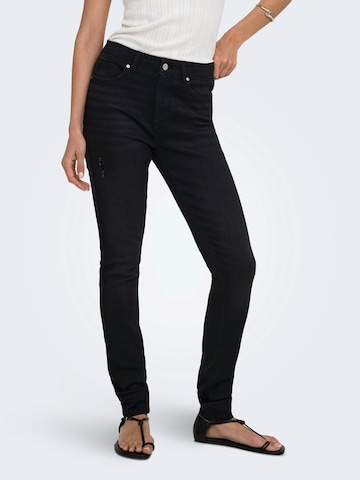 ONLY Skinny Jeans 'ONLMADE' in Zwart: voorkant