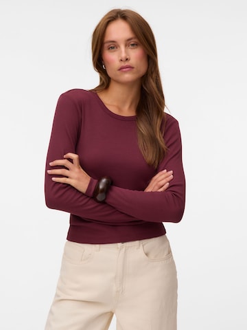 T-shirt 'VMCHLOE' VERO MODA en rouge : devant