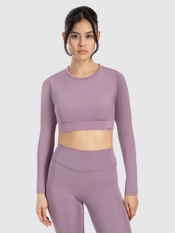 Smilodox Shirt ' Tisha ' in Lila: voorkant