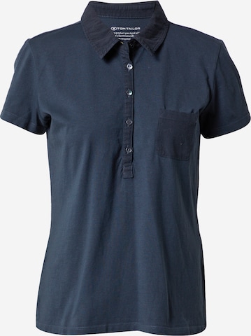 TOM TAILOR Shirt in Blue: front